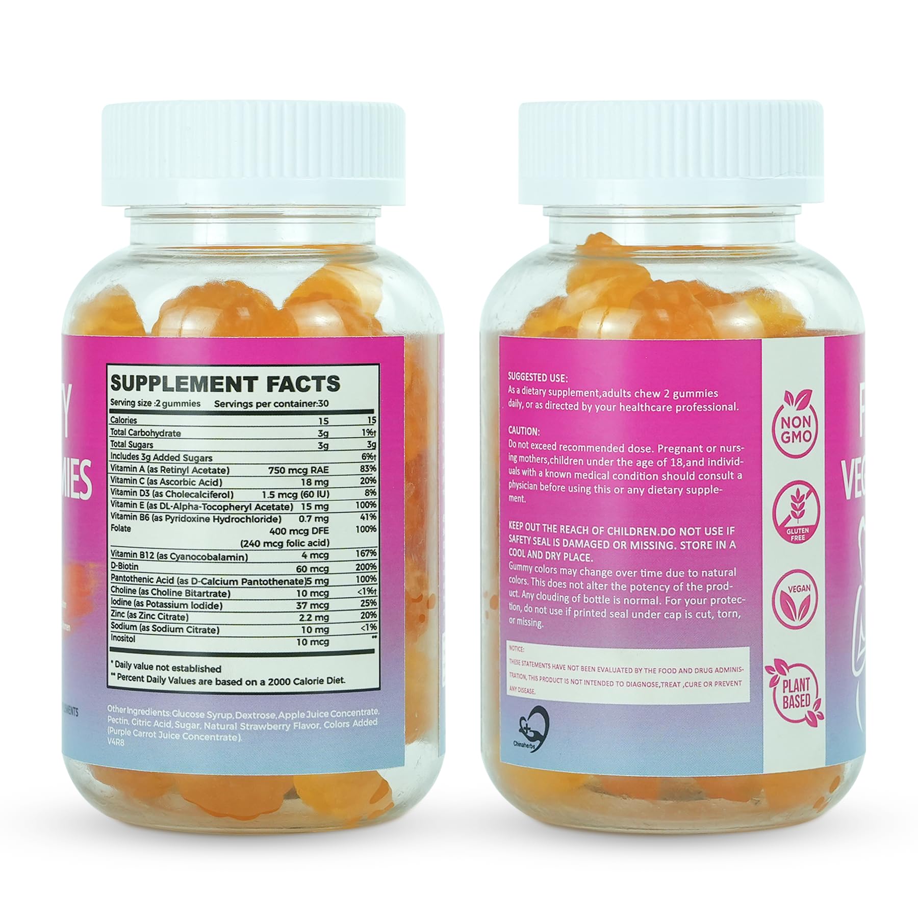 Fertility Gummies for Women to Get Pregnant Fast, Folic Acid Conception Gummies to Boost Fertility for Her, 60 Count Fertility Vitamin Gummy Support Hormone Balance, Ovulation & Period Cycle - TrustMedUSA