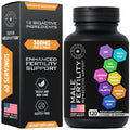 Fertility Supplements for Men - Zinc, Maca, Ashwagandha, L-Arginine - Male Vitality Conception for Him - Count and Motility Pregnancy Aid - Vitamins and Male Fertility Support Supplement - 120 Pills - TrustMedUSA