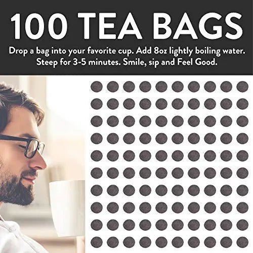 FGO Organic Assam Tea, Eco-Conscious Tea Bags, 100 Count, Packaging May Vary - TrustMedUSA