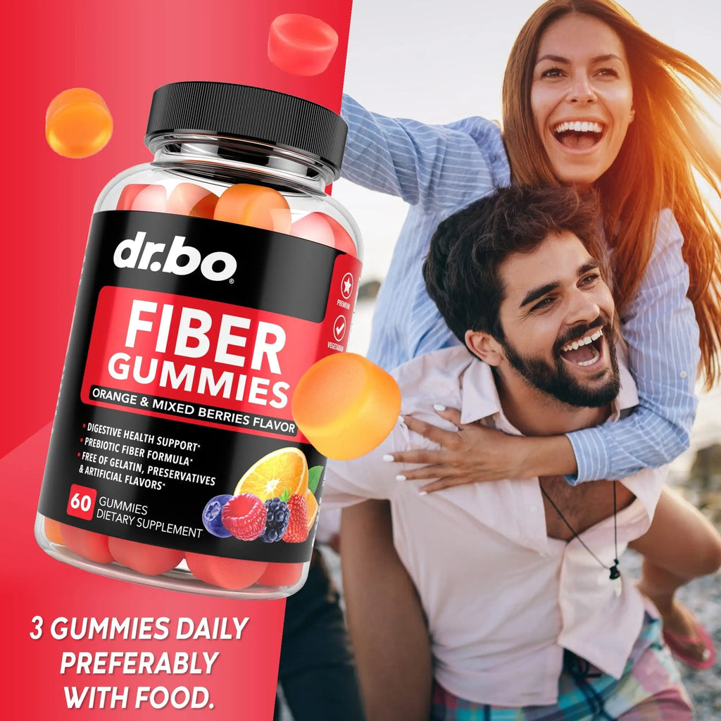 Fiber Gummies for Adults & Kids - Tasty Gummy Prebiotic Fiber Supplement for Max Digest - TrustMedUSA