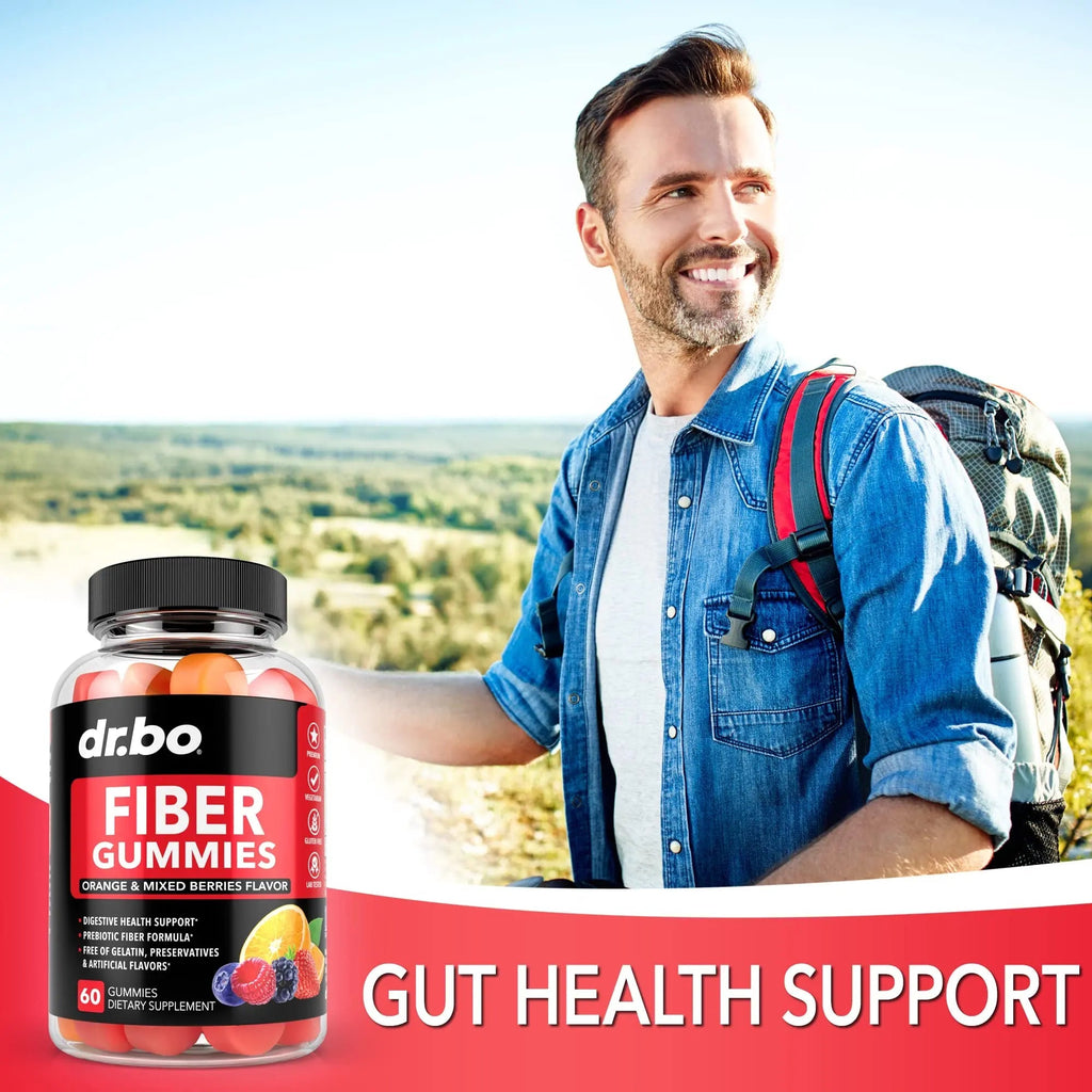 Fiber Gummies for Adults & Kids - Tasty Gummy Prebiotic Fiber Supplement for Max Digest - TrustMedUSA