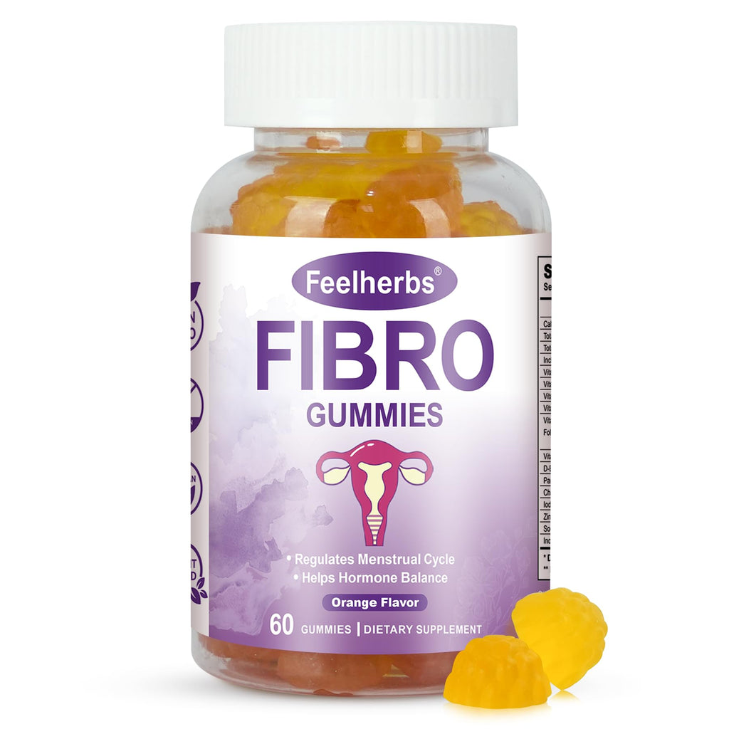 Fibro Gummies for Women Ovarian, Multivitamin Gummies for Hormone Balance, Ovarian Support Inositol Gummy with Vitamin A, E, and Minerals, 60 Count - TrustMedUSA