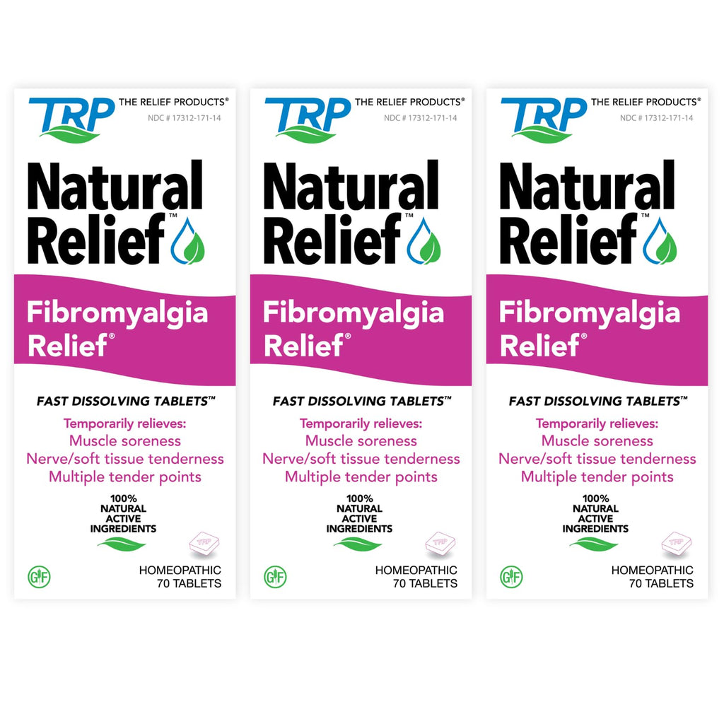 Fibromyalgia Relief for Temporary Relief of Muscle Soreness Discomfort Tenderness Difficulty Moving Joint Pain (3 Pack) - TrustMedUSA