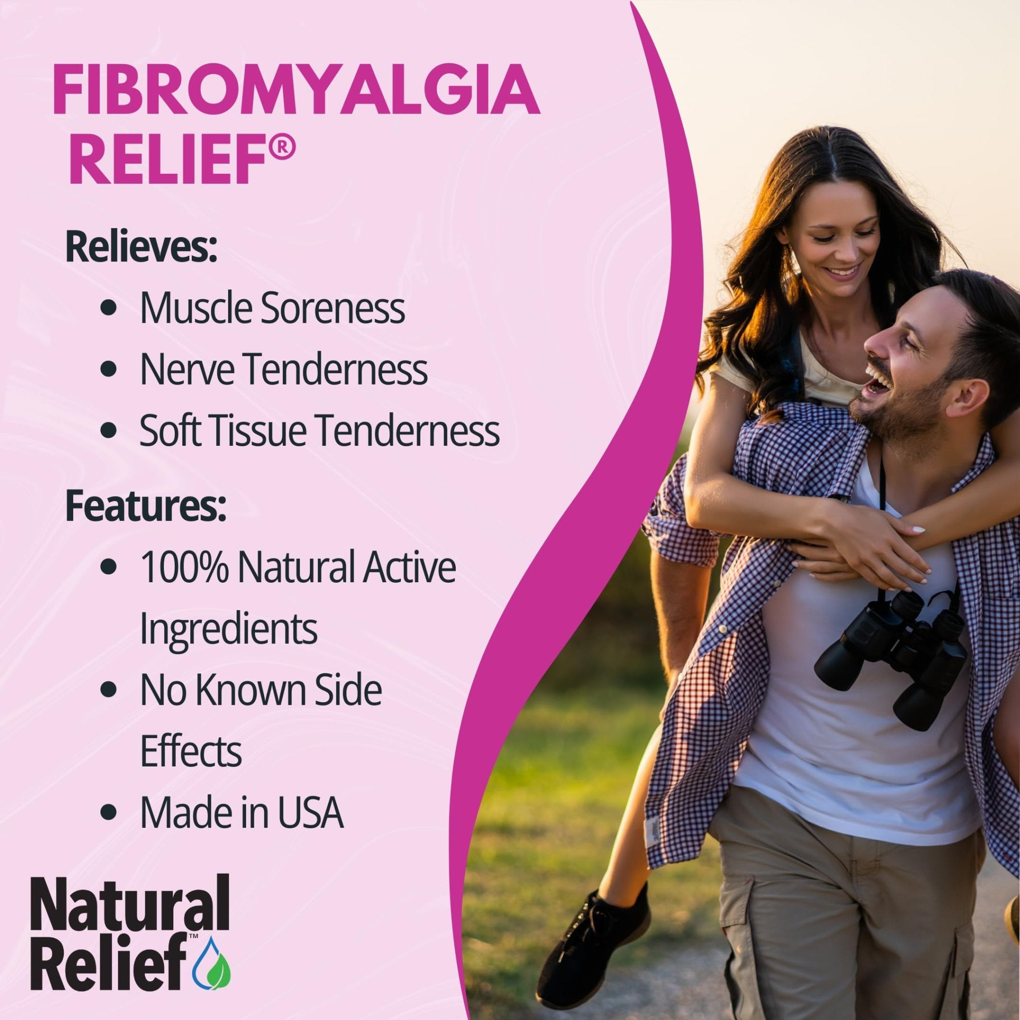 Fibromyalgia Relief for Temporary Relief of Muscle Soreness Discomfort Tenderness Difficulty Moving Joint Pain (3 Pack) - TrustMedUSA