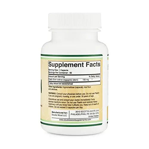 Fisetin Supplement - 100mg of Bioactive Flavnonols, 60 Count (Natural Bioflavonoid - TrustMedUSA