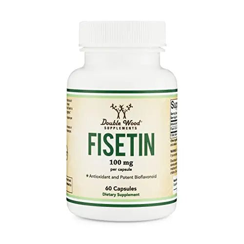 Fisetin Supplement - 100mg of Bioactive Flavnonols, 60 Count (Natural Bioflavonoid - TrustMedUSA