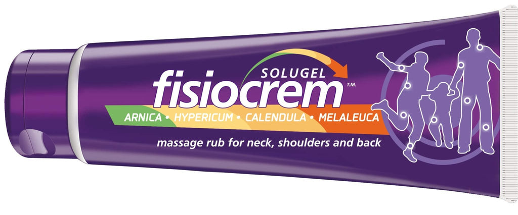 Fisiocrem Solugel Arnica Cream - Arnica Montana & Calendula Cream for Muscle Massage, Muscle Rub for Neck, Shoulders and Back - 250ml - TrustMedUSA