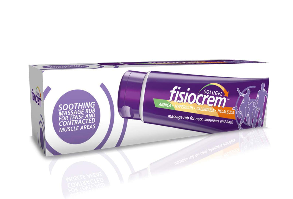Fisiocrem Solugel Arnica Cream - Arnica Montana & Calendula Cream for Muscle Massage, Muscle Rub for Neck, Shoulders and Back - 250ml - TrustMedUSA