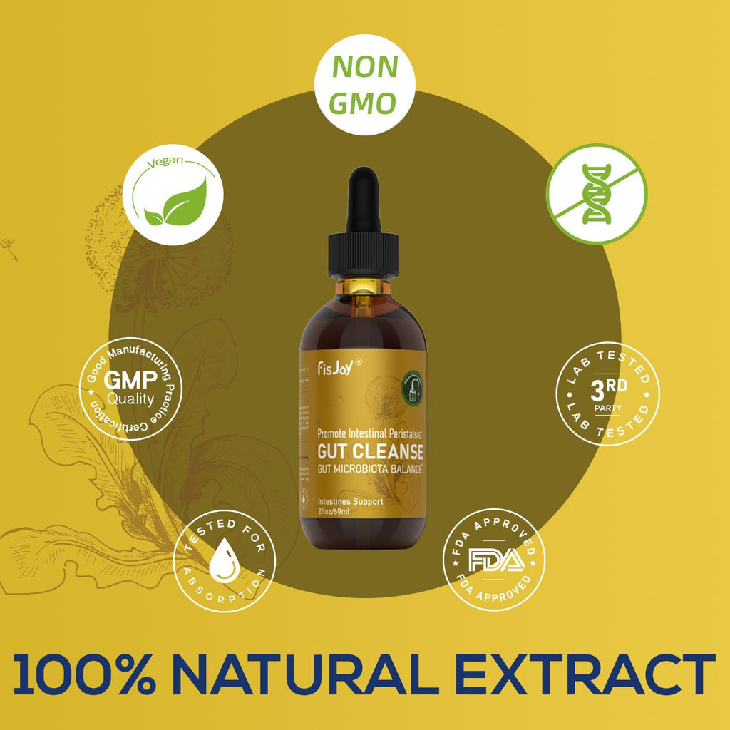 Fisjoy L-Carnitine & Herbal Liquid Drops – Gentle Daily Digestive Support with Pumpkin Seed, Clove & PAU D’Arco Extracts, Folate & Chromium, Vegan, Sugar-Free, 2 fl oz (60 mL) - TrustMedUSA