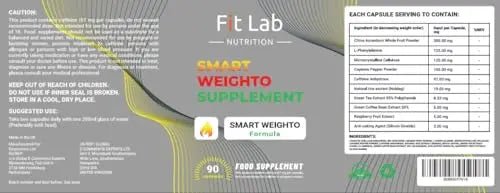 FIT LAB -90 Capsules - for Women & Men - Weighto Management - 45 Days Supply - TrustMedUSA