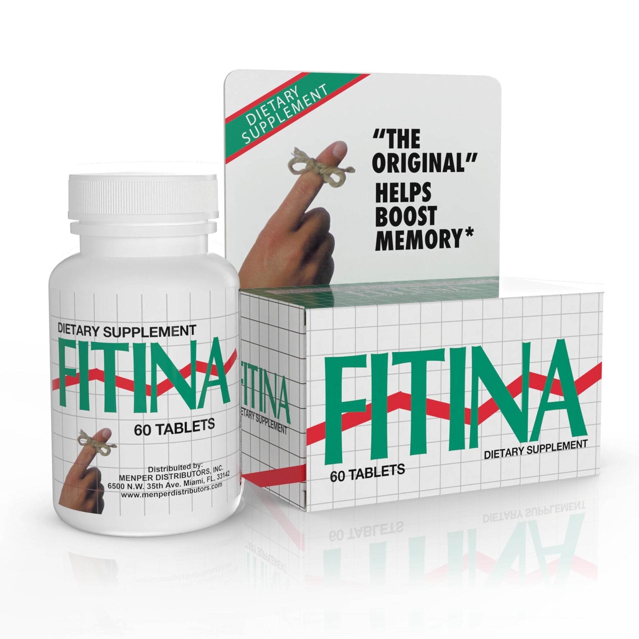 FITINA Brain Supplement with Vitamin B6 & Thiamine for Memory, Focus and Cognitive Support | High-Dose B Vitamins for Nervous System Brain Health, Daily Formula for Adults, 60 Tablets (1-Pack) - TrustMedUSA