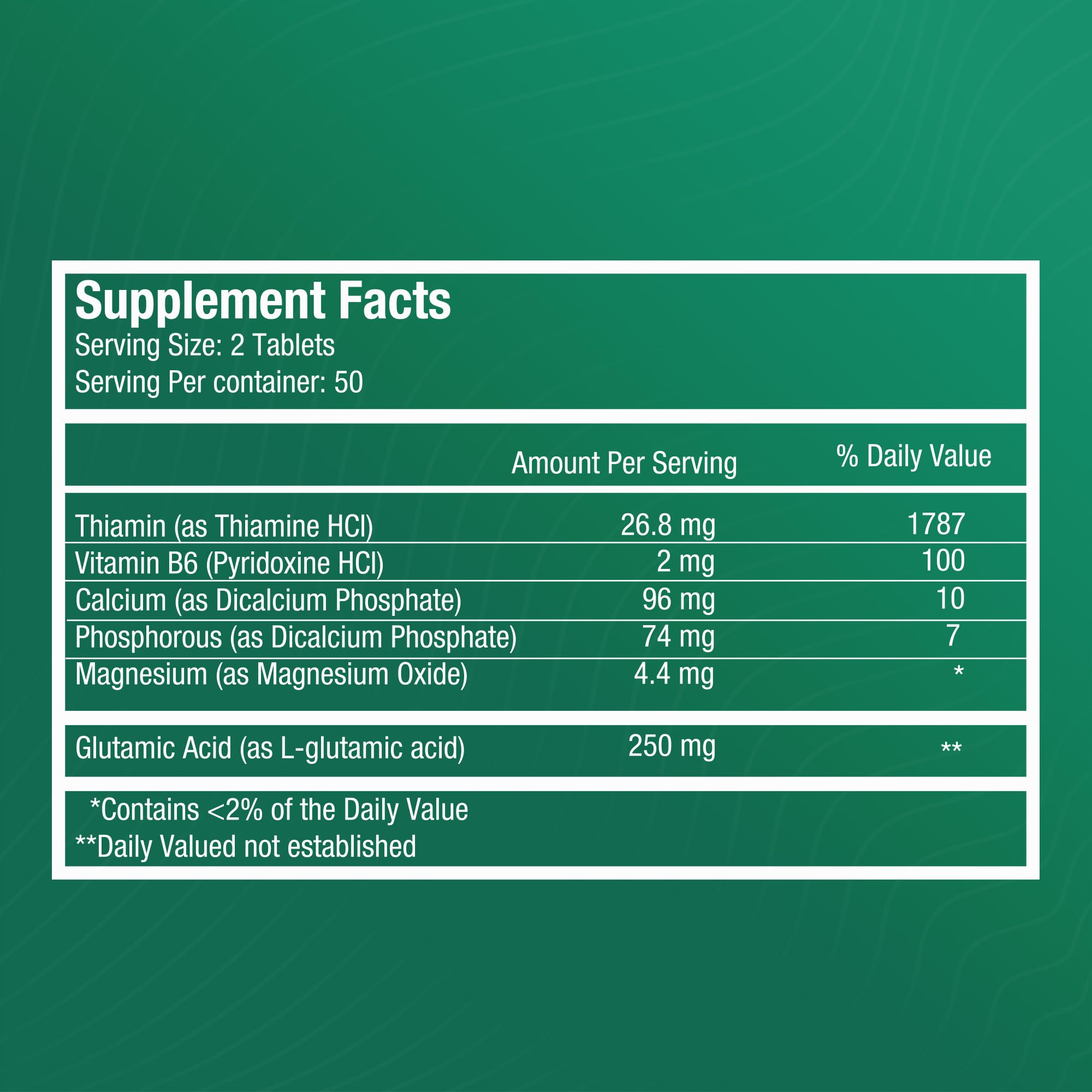 FITINA Brain Supplement with Vitamin B6 & Thiamine for Memory, Focus and Cognitive Support | High-Dose B Vitamins for Nervous System Brain Health, Daily Formula for Adults, 100 Tablets (1-Pack) - TrustMedUSA