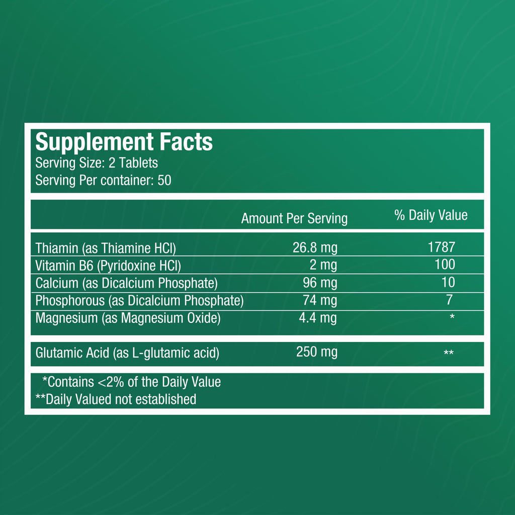FITINA Brain Supplement with Vitamin B6 & Thiamine for Memory, Focus and Cognitive Support | High-Dose B Vitamins for Nervous System Brain Health, Daily Formula for Adults, 60 Tablets (1-Pack) - TrustMedUSA