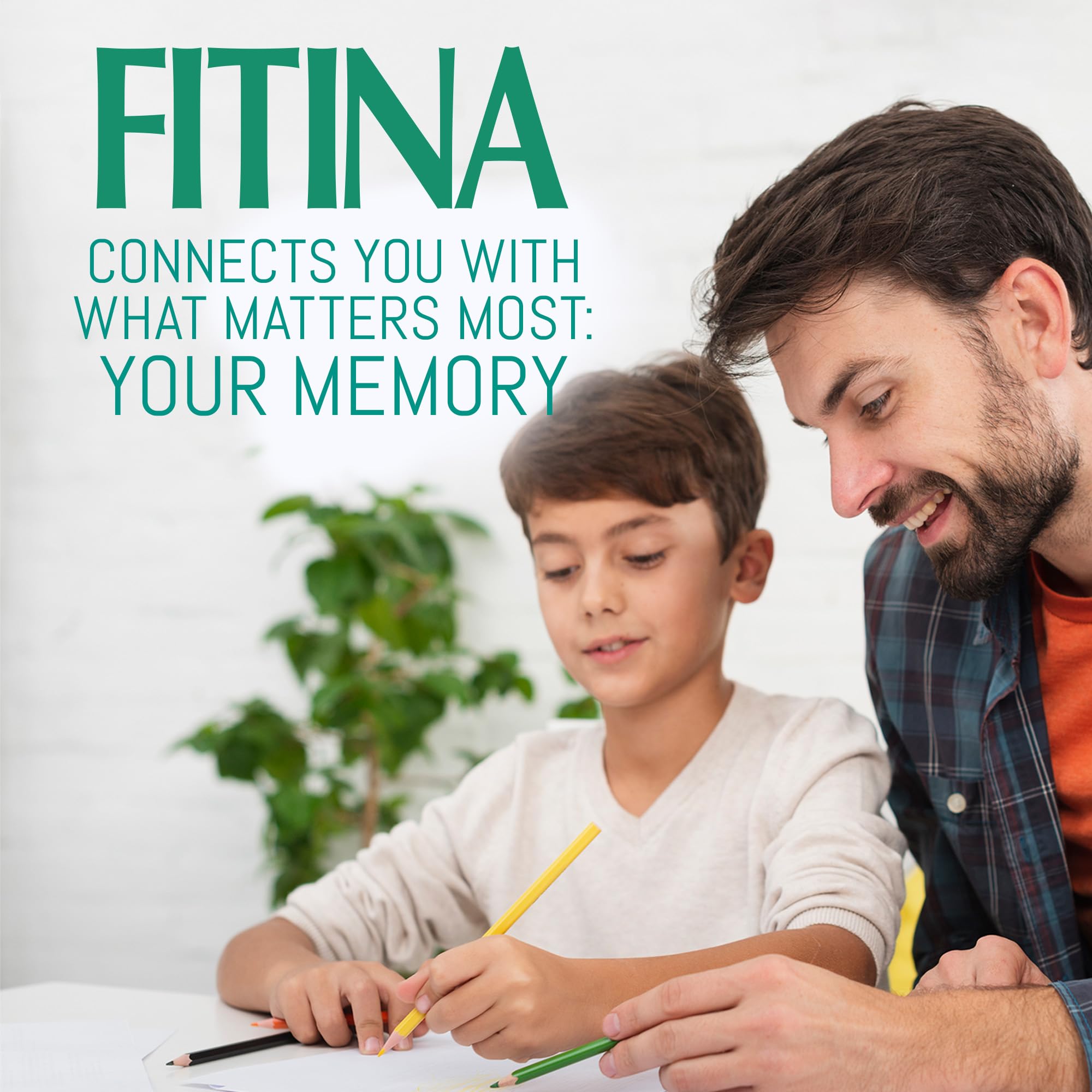FITINA Brain Supplement with Vitamin B6 & Thiamine for Memory, Focus and Cognitive Support | High-Dose B Vitamins for Nervous System Brain Health, Daily Formula for Adults, 60 Tablets (1-Pack) - TrustMedUSA