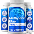 FitVitality Methylene Blue Capsules – Formulate CoQ10, PQQ, Vitamin C, L-Theanine, Cacao – 120 Vegan Capsules per Bottle – No Flavor, Easy Daily Use - TrustMedUSA