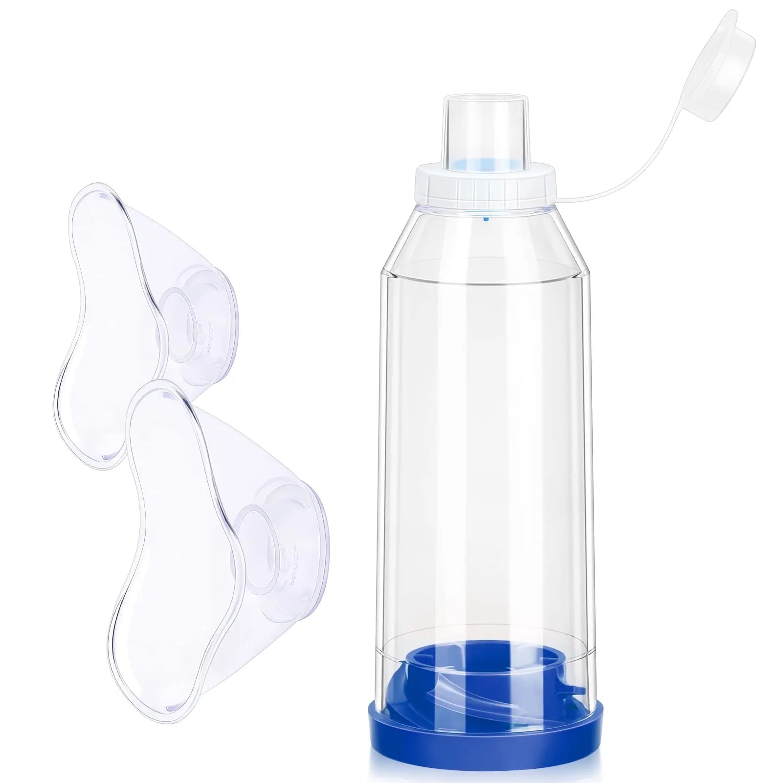 Fivepropy Handheld Spacer for Kids and Adults Includes Child Mask & Adult Blue - TrustMedUSA