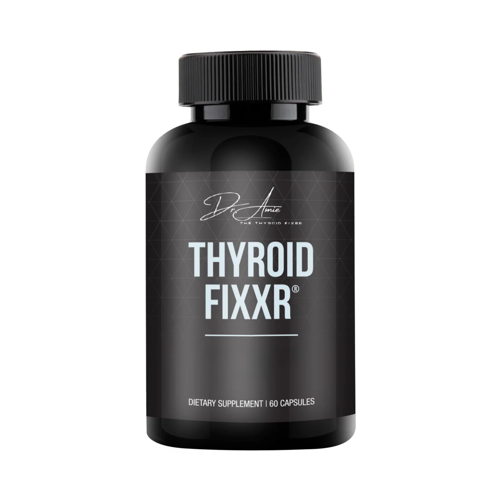 Fixxr Thyroid Support by Dr. Amie | T2 Thyroid Supplement | 30 Day Supply, 60 Capsules - TrustMedUSA