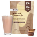 FlavCity Protein Powder Smoothie, Chocolate Peanut Butter - 100% Grass-Fed Whey Pro - TrustMedUSA