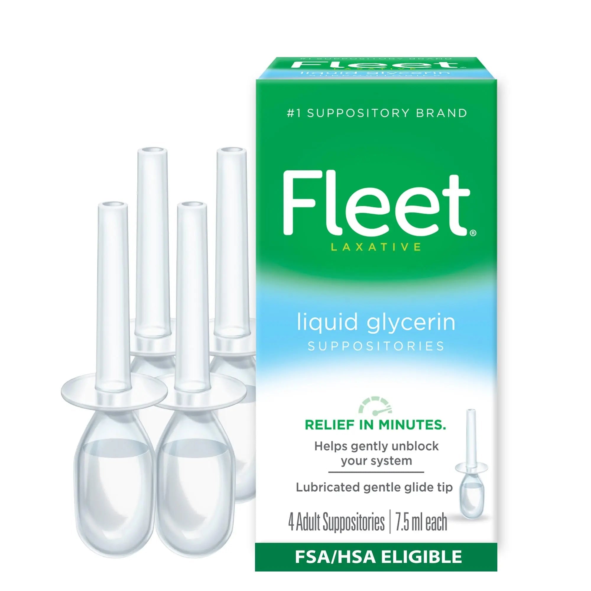 Fleet Liquid Glycerin Suppositories 4 Each - TrustMedUSA