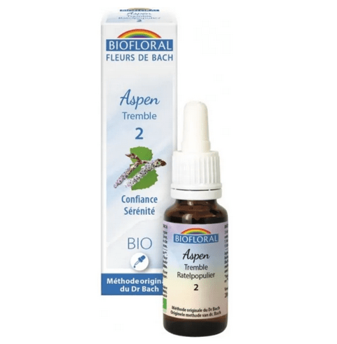 Fleur de Bach BIO Aspen (Tremble) Flacon 20 ml BIOFLORAL - TrustMedUSA