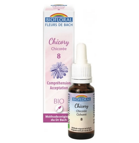 Fleur de Bach BIO Chicory (Chicorée) Flacon 20 ml BIOFLORAL - TrustMedUSA
