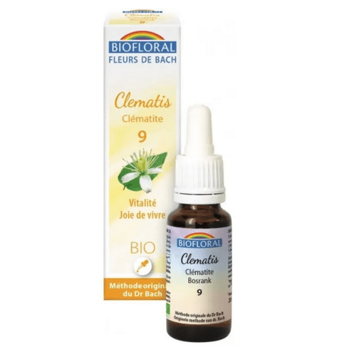 Fleur de Bach BIO Clematis (Clématite) Flacon 20 ml BIOFLORAL - TrustMedUSA