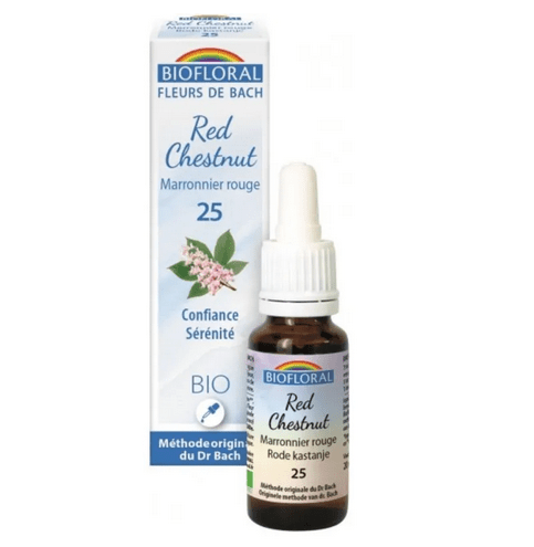 Fleur de Bach BIO Red chestnut (Marronier rouge) Flacon 20 ml BIOFLORAL - TrustMedUSA