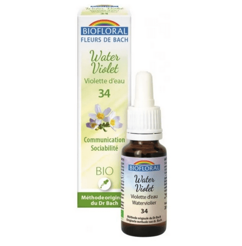 Fleur de Bach BIO Water violet (Violette d'eau) Flacon 20 ml BIOFLORAL - TrustMedUSA