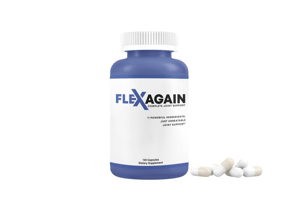 FlexAgain - Fully Comprehensive Joint Support - 120 Capsules - 1 Month Supply - TrustMedUSA