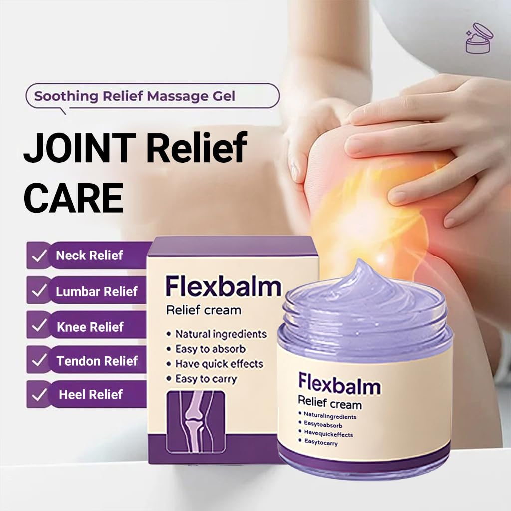 Flexbalm Rapid Joint Relief Gel, 2026 New Advanced Relief Soothing Massage Gel, Flexbalm Rapid Joint Relief Cream for Back, Neck, Hands, Knee (2PCS) - TrustMedUSA