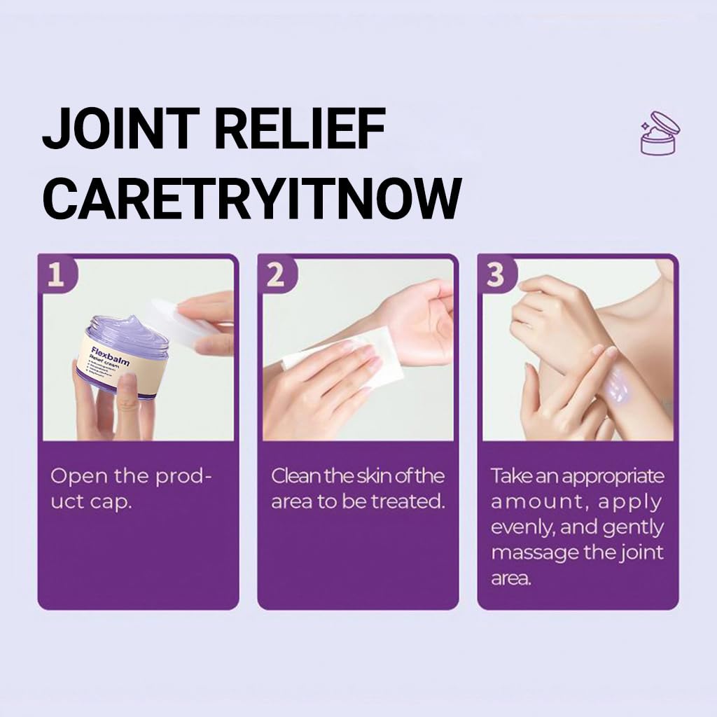 Flexbalm Rapid Joint Relief Gel - Advanced Relief Soothing Massage Gel, Flexbalm Rapid Joint Relief Cream for stiffness and soreness (2) - TrustMedUSA