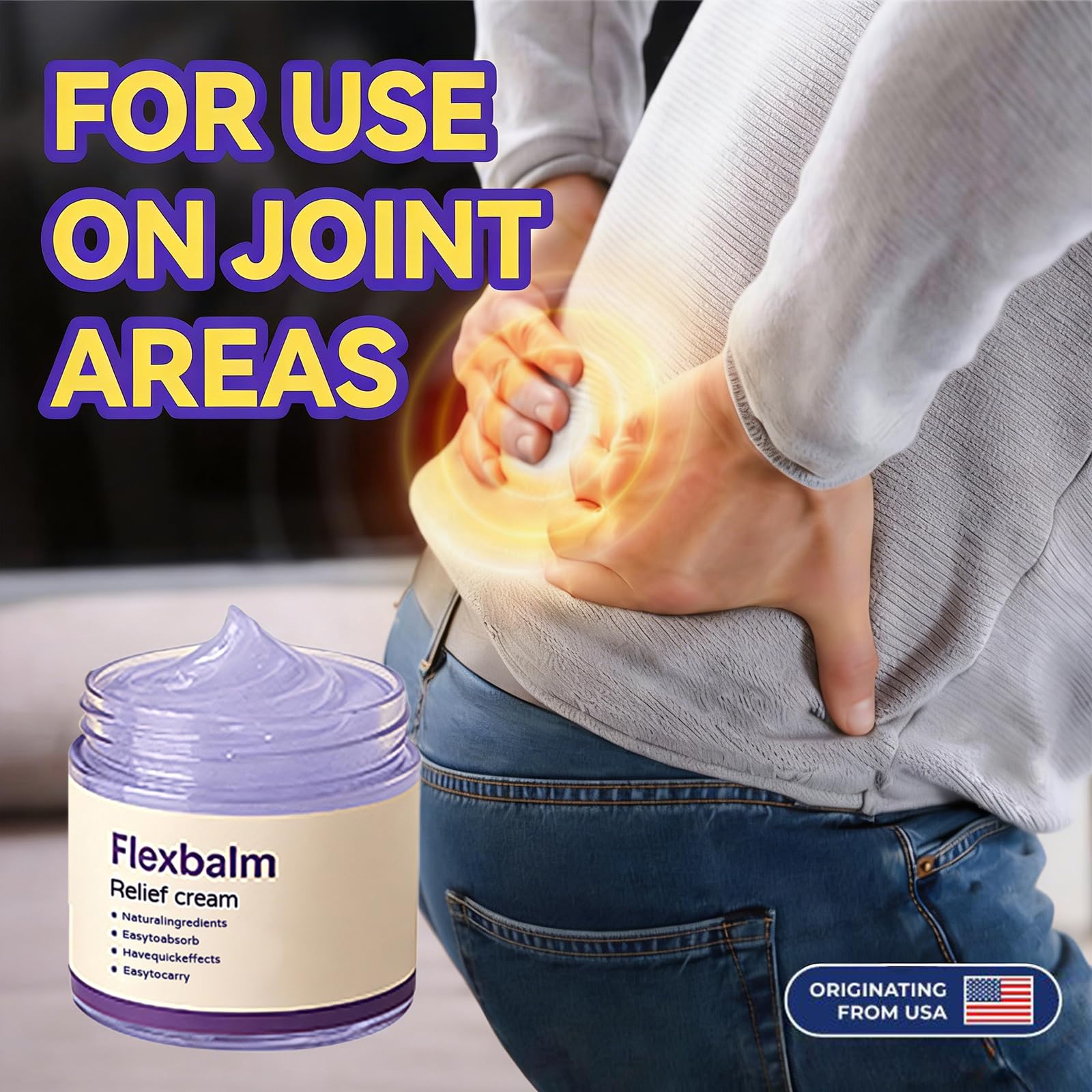 Flexbalm Rapid Joint Relief Gel - Advanced Relief Soothing Massage Gel, Flexbalm Rapid Joint Relief Cream for stiffness and soreness (2) - TrustMedUSA