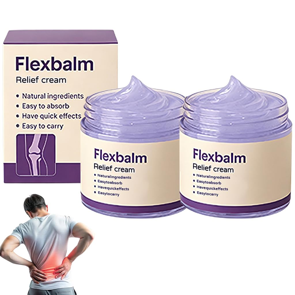 Flexbalm Rapid Joint Relief Therapy Gel 2.0, 2026 New Professional Relief Soothing Massage Gel, Flexbalm Rapid Joint Relief Cream for Back, Knee, Hands, Neck, Feet, for All Skin Types (2 Bottle) - TrustMedUSA