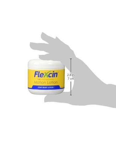 Flexcin Motion Lotion with CM8 - Joint & Muscle Therapy Cream for Back, Neck, Knee, Hand, Foot - Fast Absorbing with DMSO, Emu Oil, Aloe Vera - Non-Greasy 4oz Jar - TrustMedUSA
