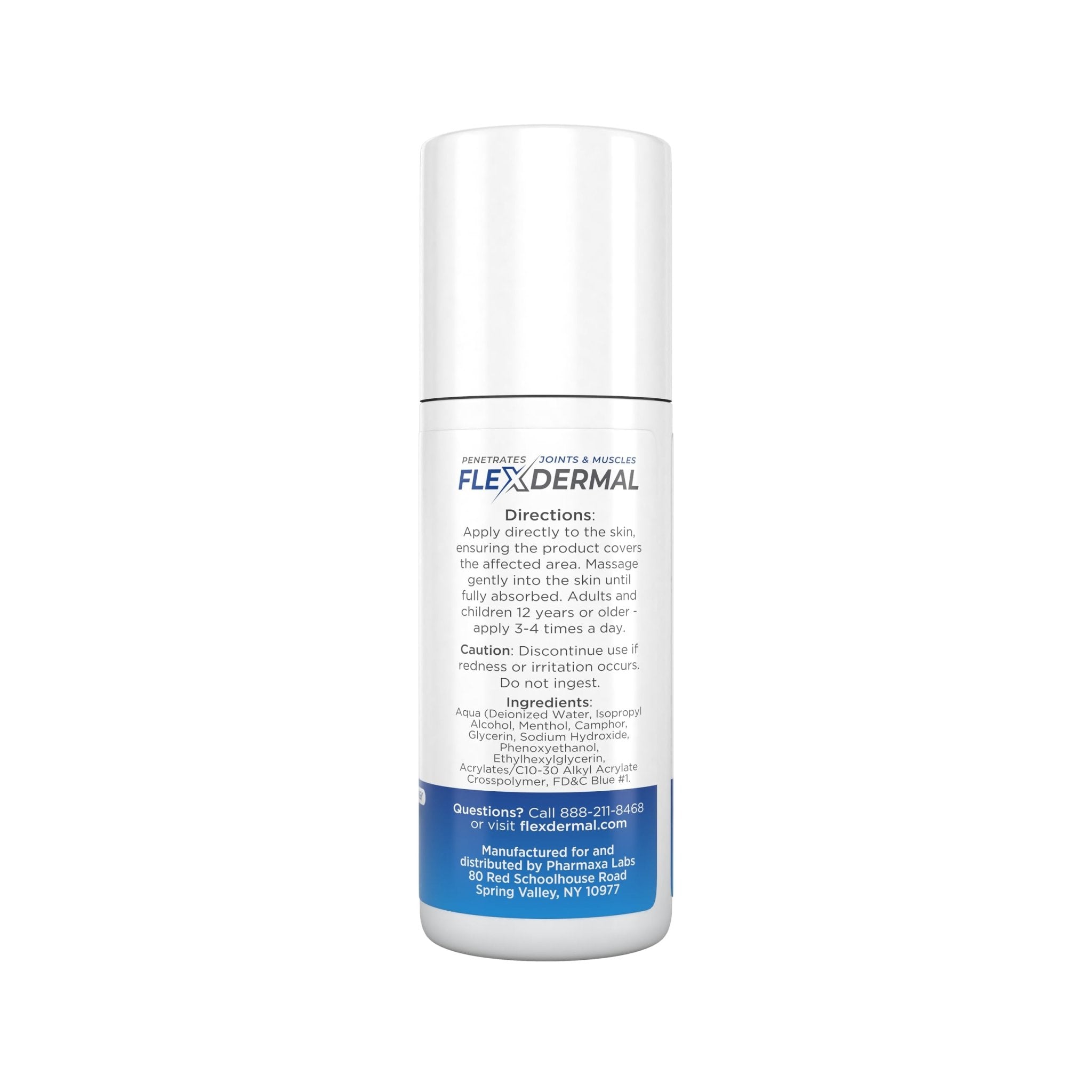 Flexdermal Topical Joint Relief Cream - Relieves Minor Aches and Discomfort in Muscles & Joints - Promotes Comfort, Mobility & Flexibility - Contains Menthol - Roll-On Gel - 3 fl oz (Pack of 1) - TrustMedUSA