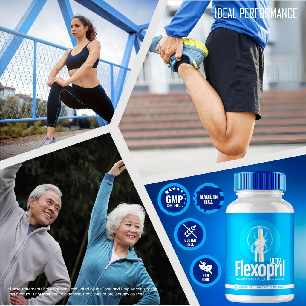 Flexopril Ultra Joint Support Capsules, Official Flexopril Supplement Pills, All-Natural Formula to Fortify Bones and Bolster Flexibility - Maximum Strength, FlexoprilUltra Pills Reviews (2 Pack) - TrustMedUSA