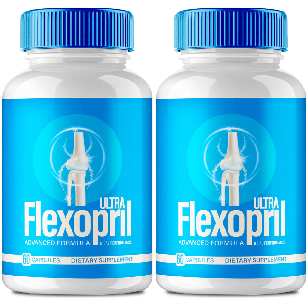 Flexopril Ultra Joint Support Capsules, Official Flexopril Supplement Pills, All-Natural Formula to Fortify Bones and Bolster Flexibility - Maximum Strength, FlexoprilUltra Pills Reviews (2 Pack) - TrustMedUSA