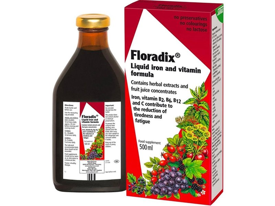 FLORADIX FORMULA LIQUID HERBAL IRON EXTRACT 500ml - TrustMedUSA