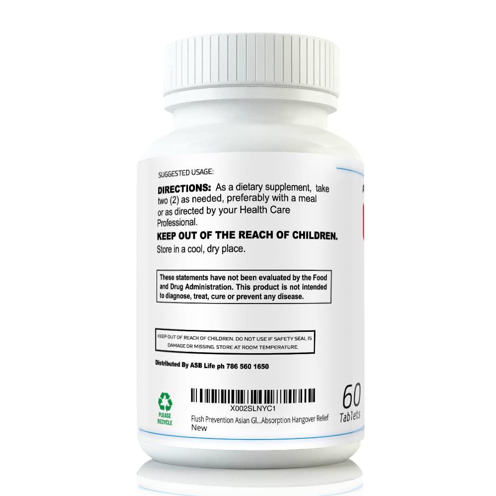Flush Prevention Red Face Supplements Clinically formulated Fast Absorption - TrustMedUSA