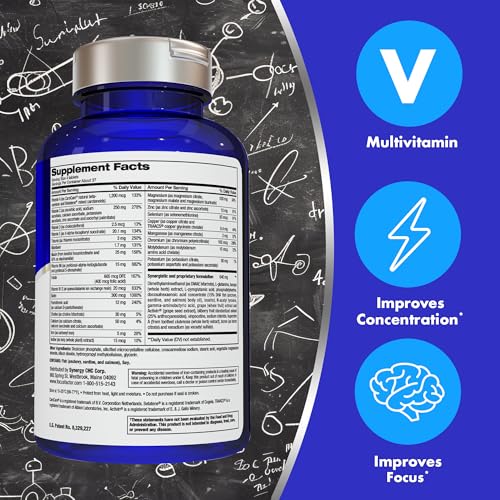 Focus Factor Nutrition for The Brain Improved Memory & Concentration Brain Supplement, 150 Count, 1 Pack (10407) - TrustMedUSA