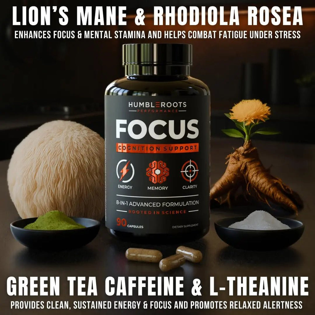 FOCUS + THINK Nootropic Brain Supplement Bundle - Energy, Memory & Focus Support - Caffeine + Caffeine-Free Cognitive Stack with Lion's Mane, Bacopa, Citicoline & L-Theanine - 2 Bottles (90 + 90 Capsu - TrustMedUSA