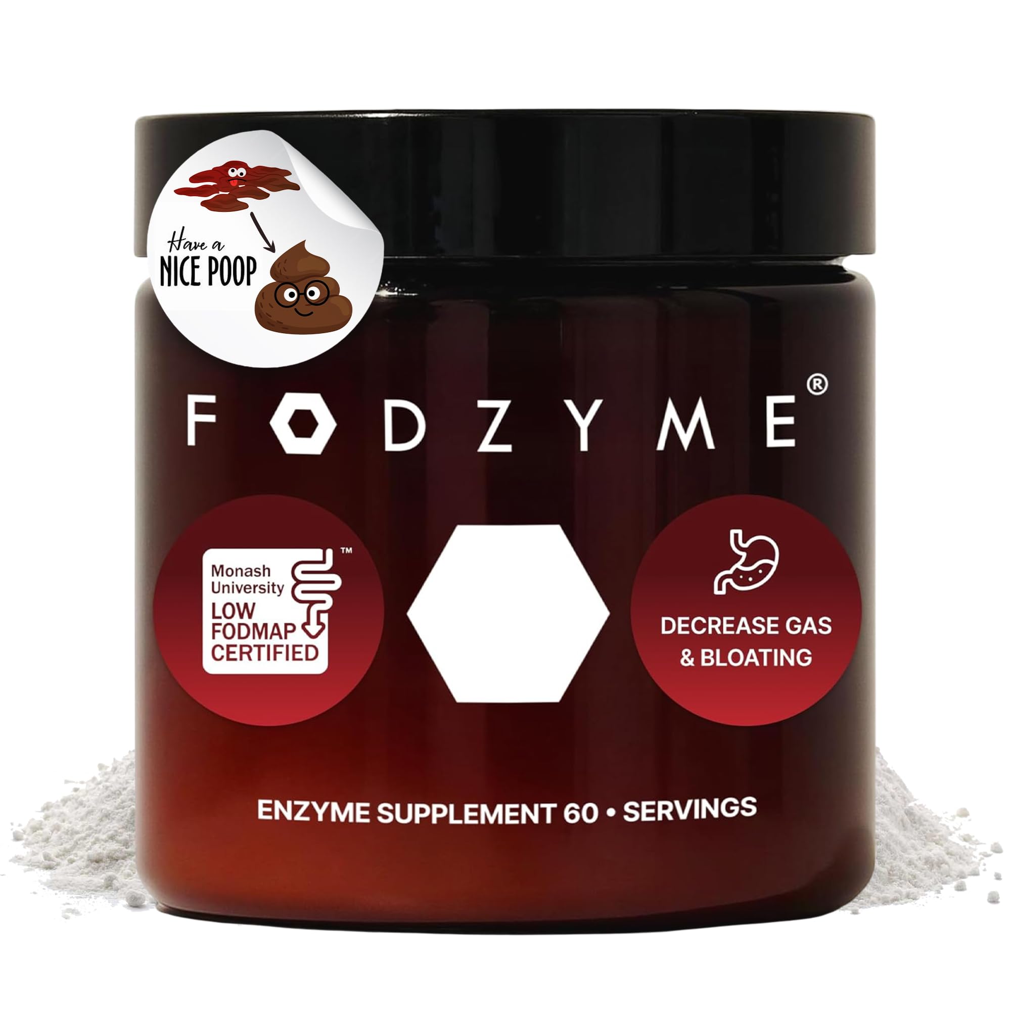 FODZYME® Home Kit Digestive Enzymes for Gut Health, Relief for Bloating, Gas, Constipation, Diarrhea - TrustMedUSA