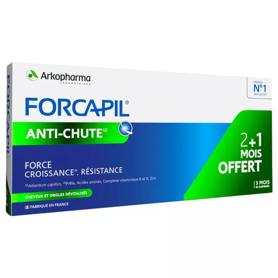 Forcapil Anti-hair loss 90 tablets - 3-month treatment - TrustMedUSA