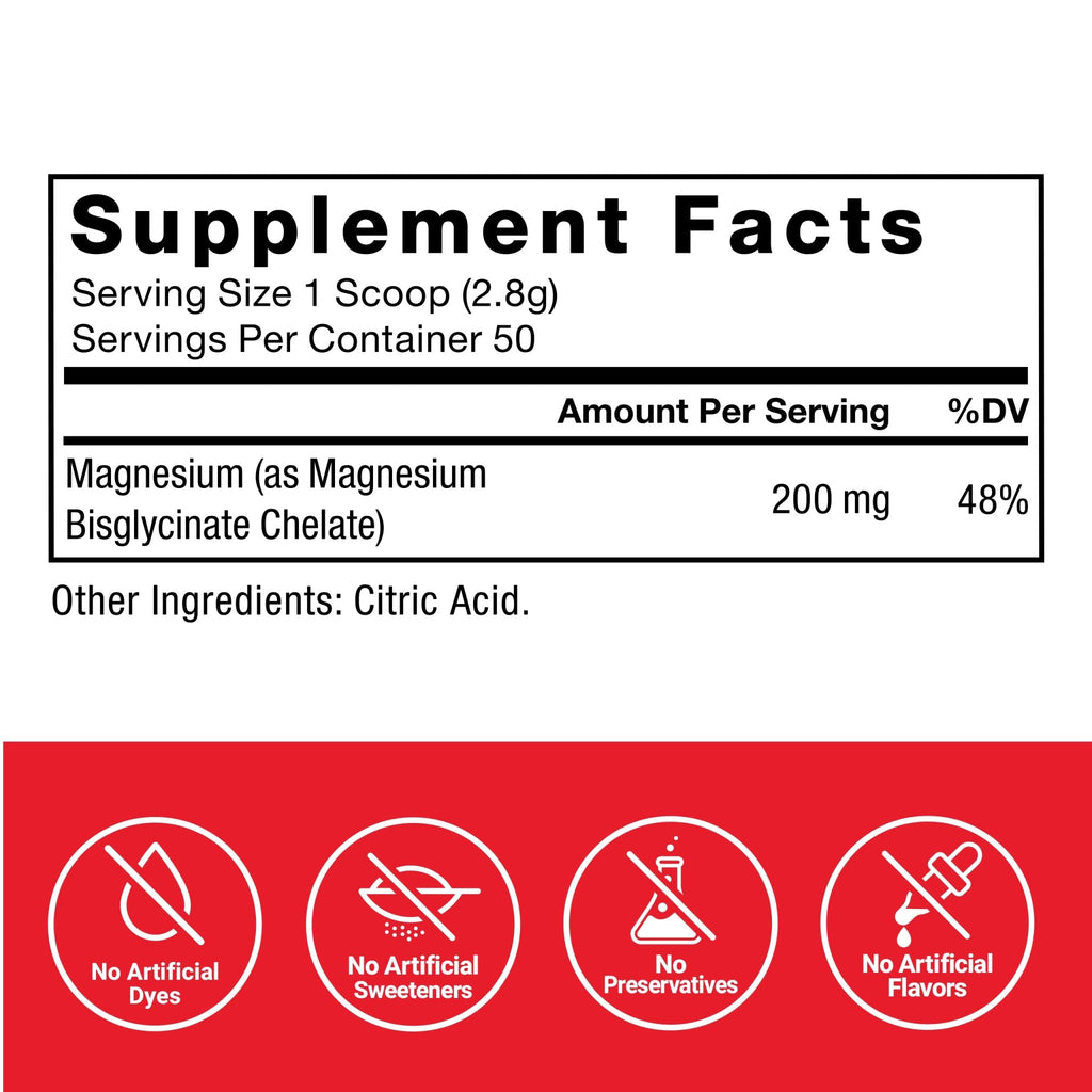 Force Factor Magnesium Glycinate 200mg, Magnesium Supplement for Women and Men to Support Sleep, Muscle Relaxation, and Mood, High Absorption, Vegan, 50 Servings - TrustMedUSA