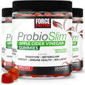 FORCE FACTOR ProbioSlim Apple Cider Vinegar Gummies, 3-Pack, with Organic Apple - TrustMedUSA