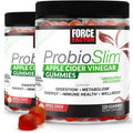 FORCE FACTOR ProbioSlim Apple Cider Vinegar Gummies Organic LactoSpore Prebiotics - TrustMedUSA