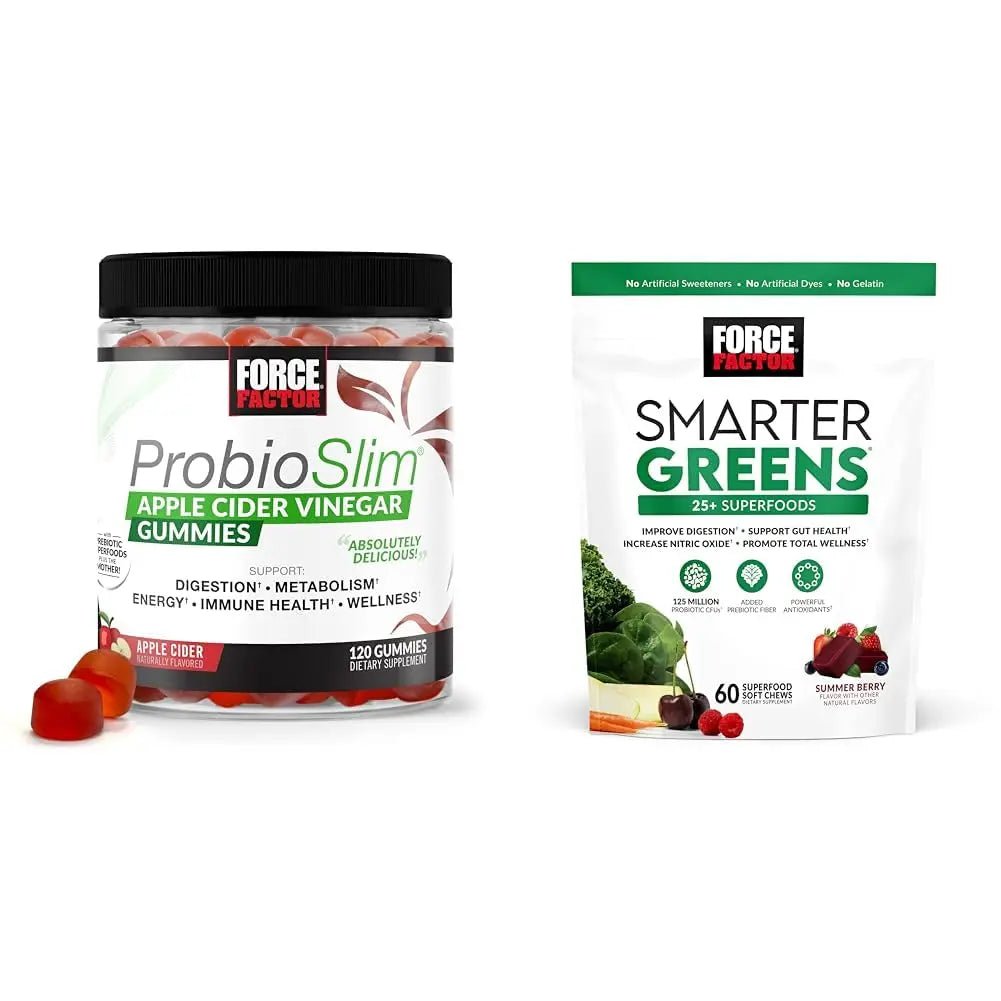 Force Factor ProbioSlim Apple Cider Vinegar Gummies with Organic, LactoSpore - TrustMedUSA