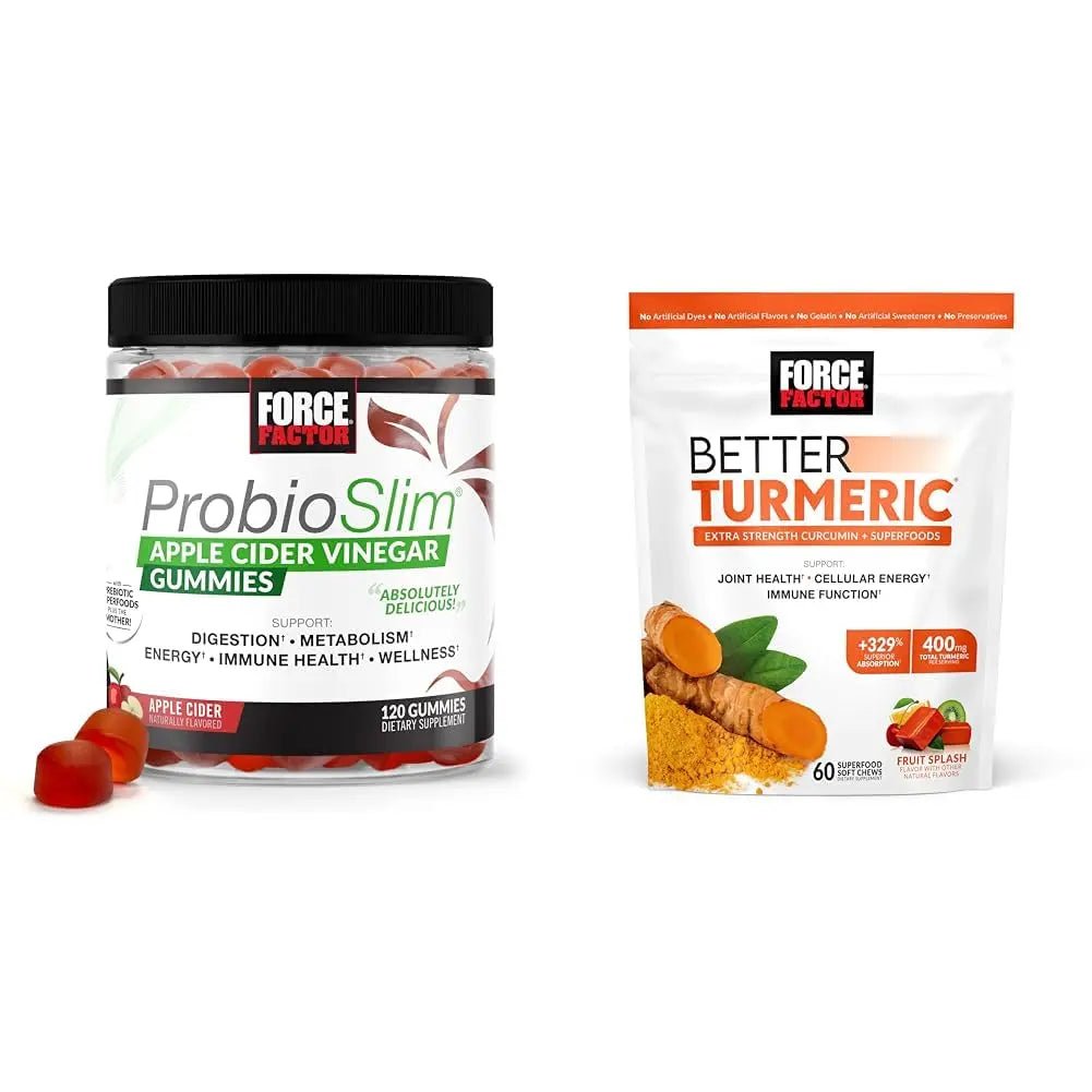 Force Factor ProbioSlim Apple Cider Vinegar Gummies with Organic, LactoSpore & Better - TrustMedUSA