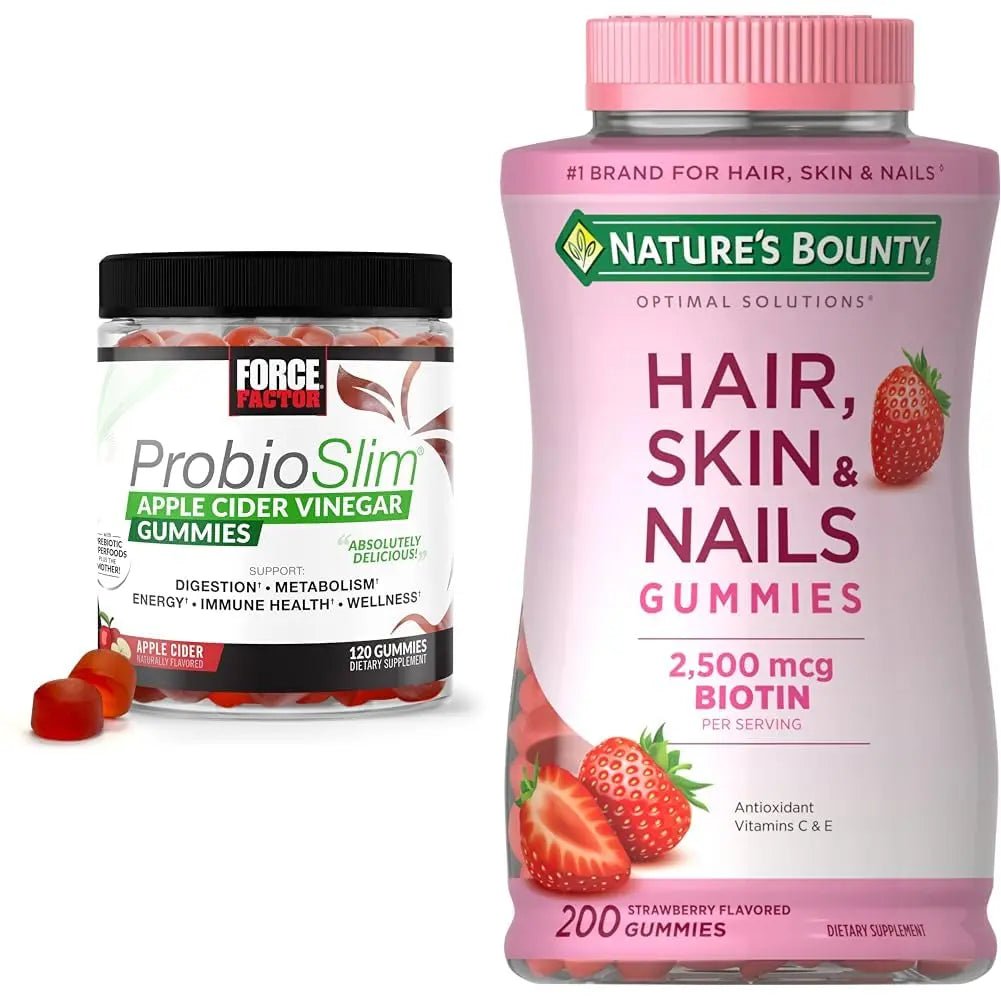Force Factor ProbioSlim Apple Cider Vinegar Gummies with Organic, LactoSpore & Nature' - TrustMedUSA