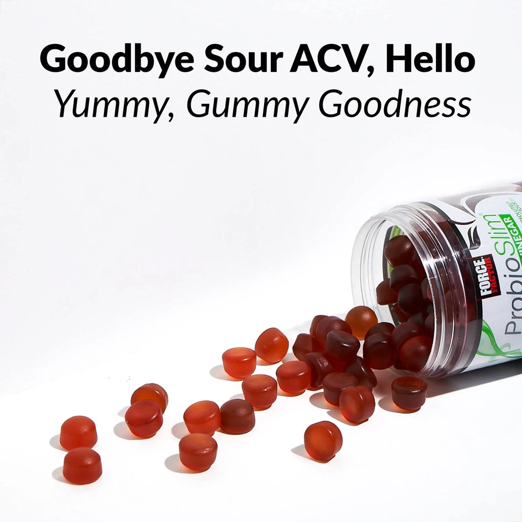 Force Factor ProbioSlim Apple Cider Vinegar Gummies with Organic LactoSpore Probiotics - TrustMedUSA